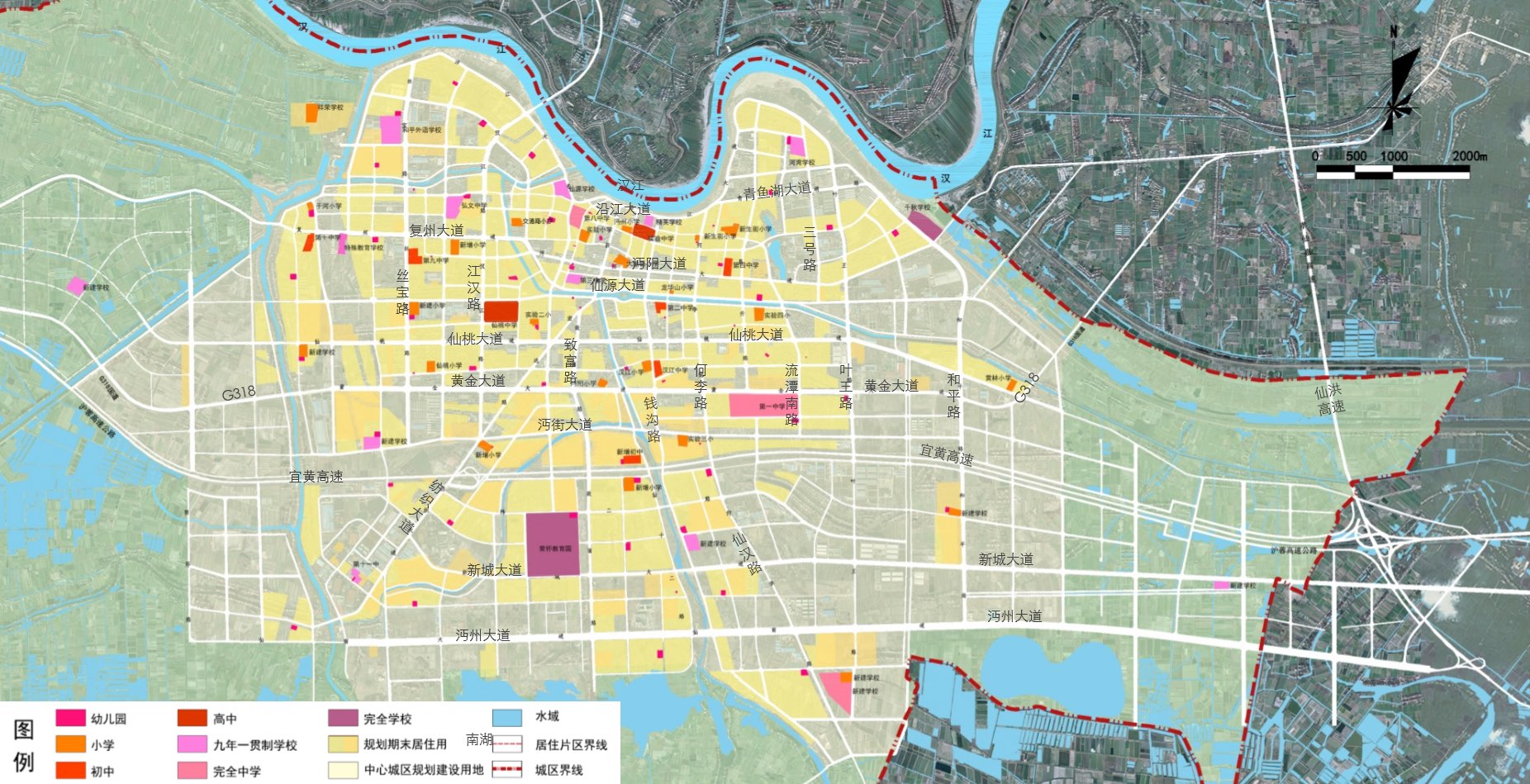 仙桃市最新规划图，塑造未来城市的宏伟蓝图展望与揭秘